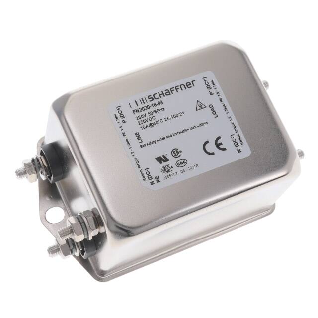 FN2030-16-08 Schaffner EMC Inc.  Power Line Filter Modules